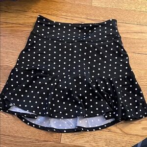 Kate Spade x Beyond Yoga Black and White Athletic Skirt